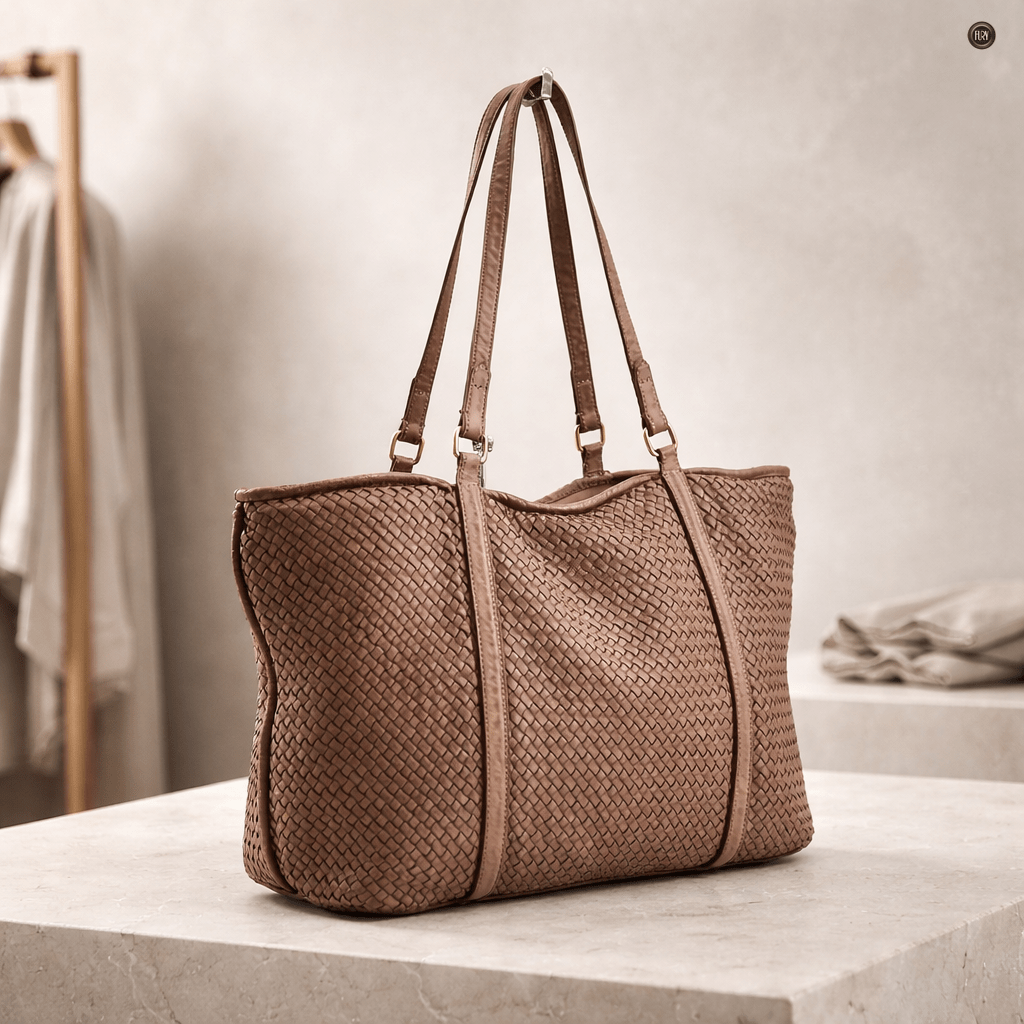 Borsa Armonia in pelle intrecciata - Fury