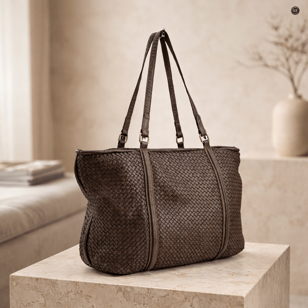 Borsa Armonia in pelle intrecciata - Fury