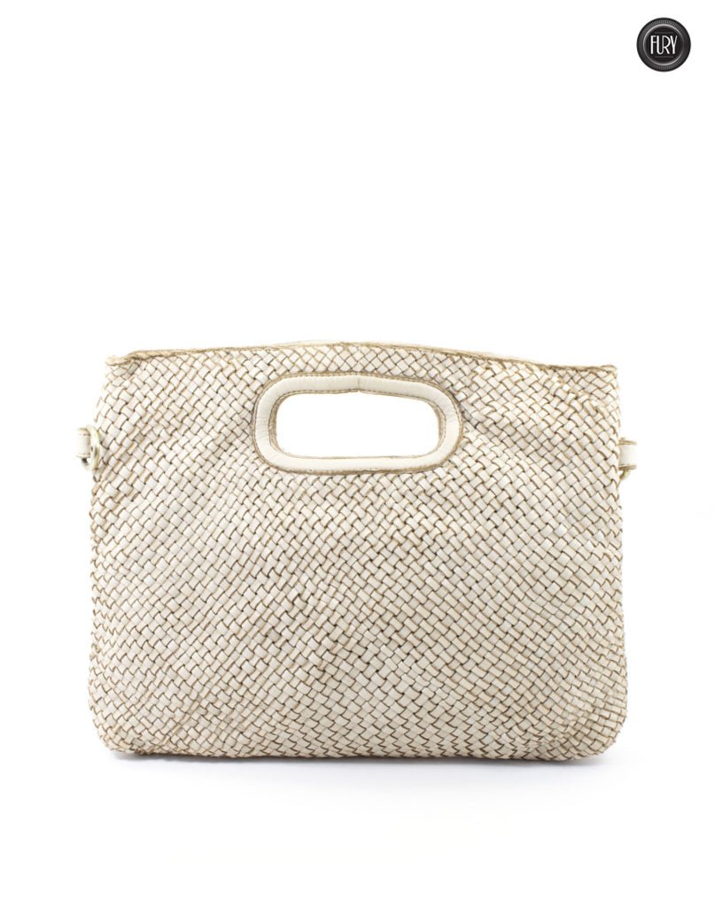 Borsa Artemisia in pelle intrecciata - Fury