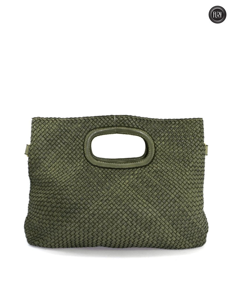 Borsa Artemisia in pelle intrecciata - Fury