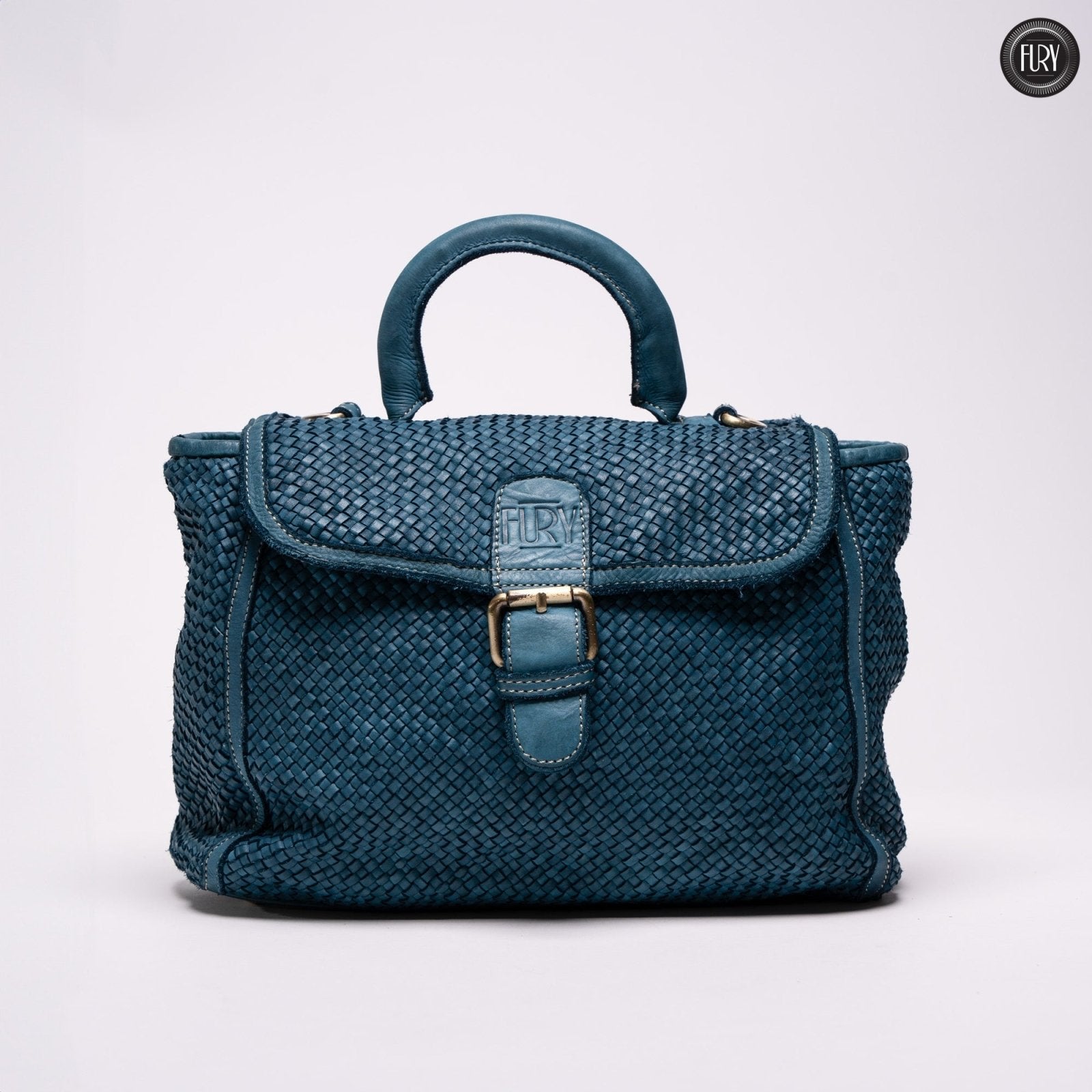 Borsa Camilla in pelle intrecciata - Fury