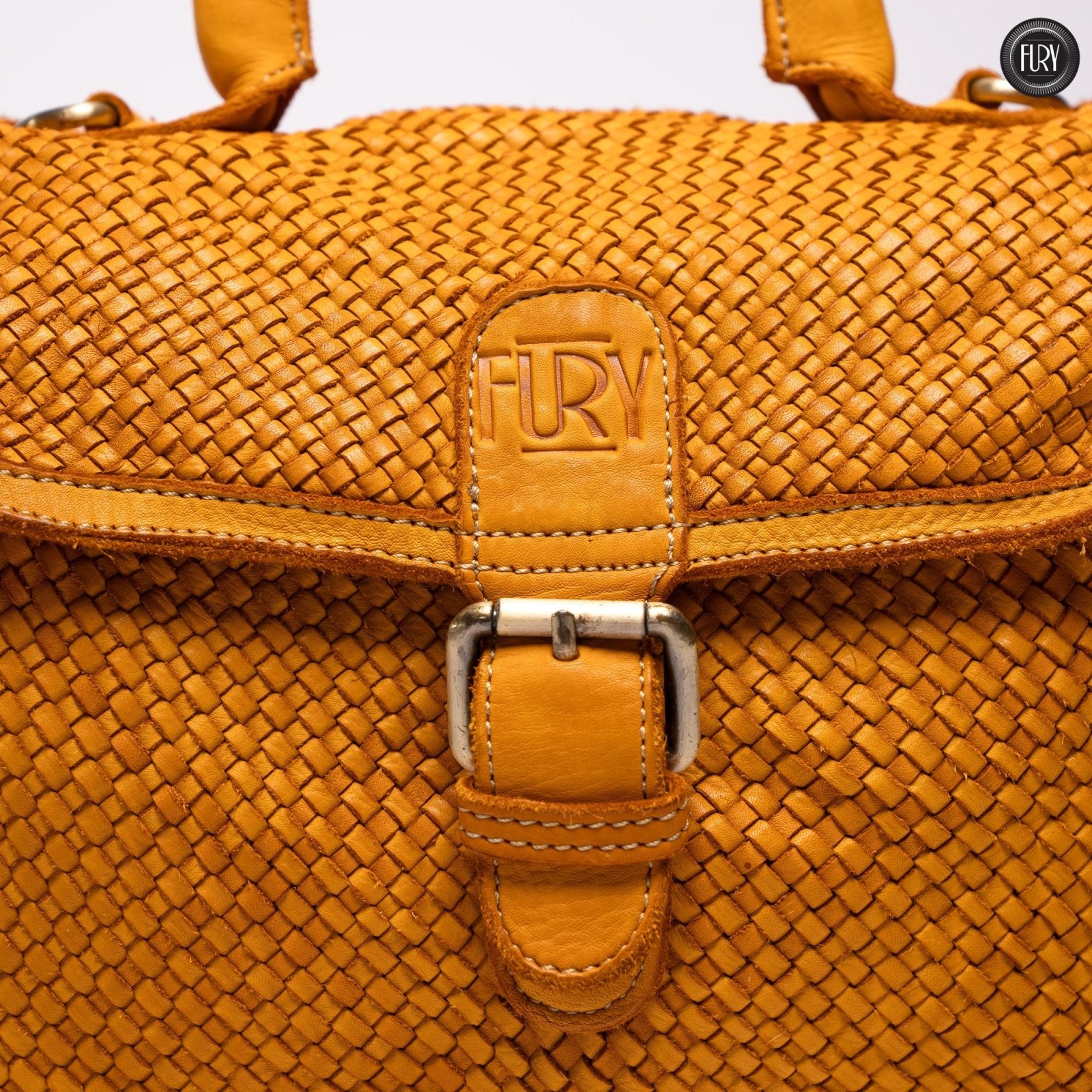 Borsa Camilla in pelle intrecciata - Fury