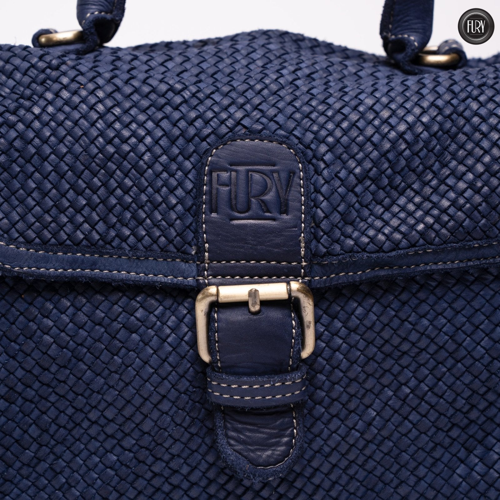 Borsa Camilla in pelle intrecciata - Fury