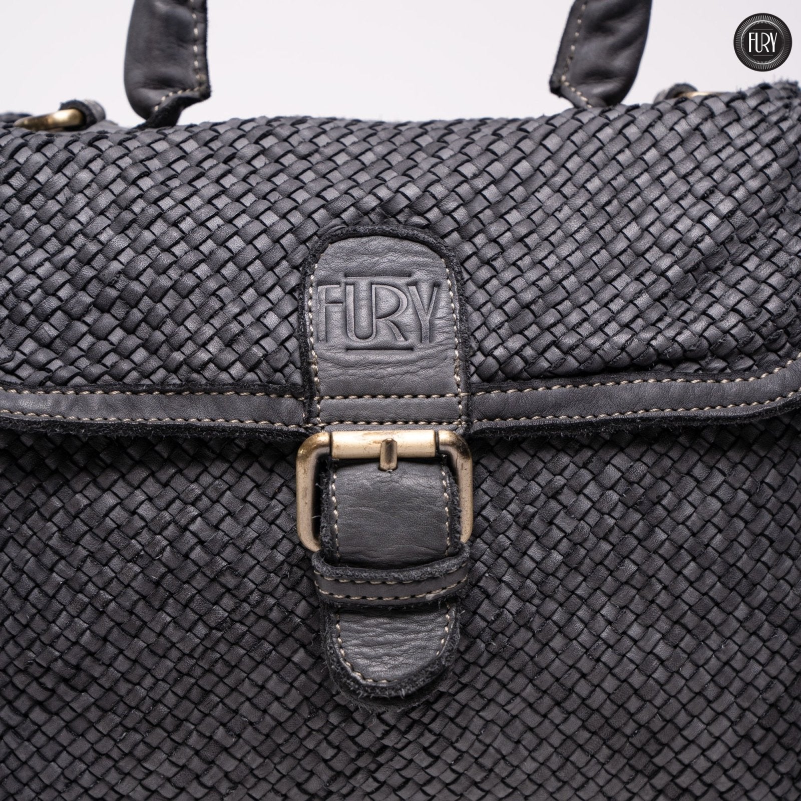 Borsa Camilla in pelle intrecciata - Fury