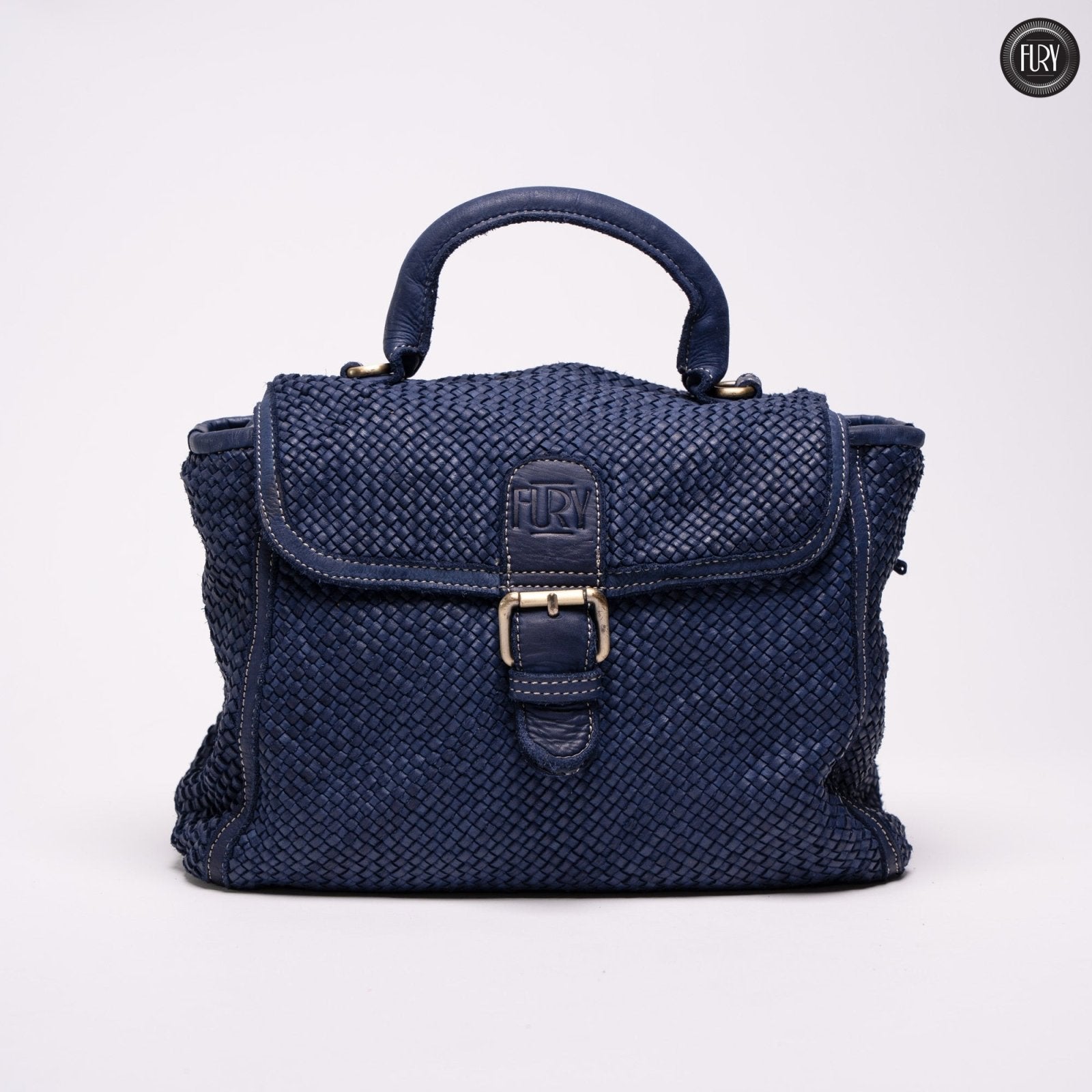 Borsa Camilla in pelle intrecciata - Fury