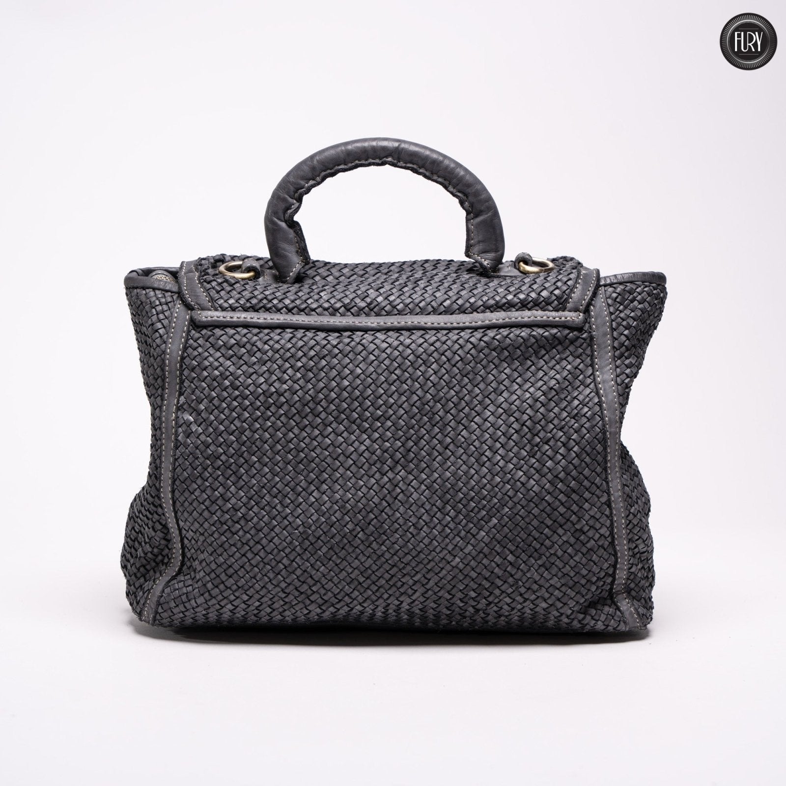 Borsa Camilla in pelle intrecciata - Fury