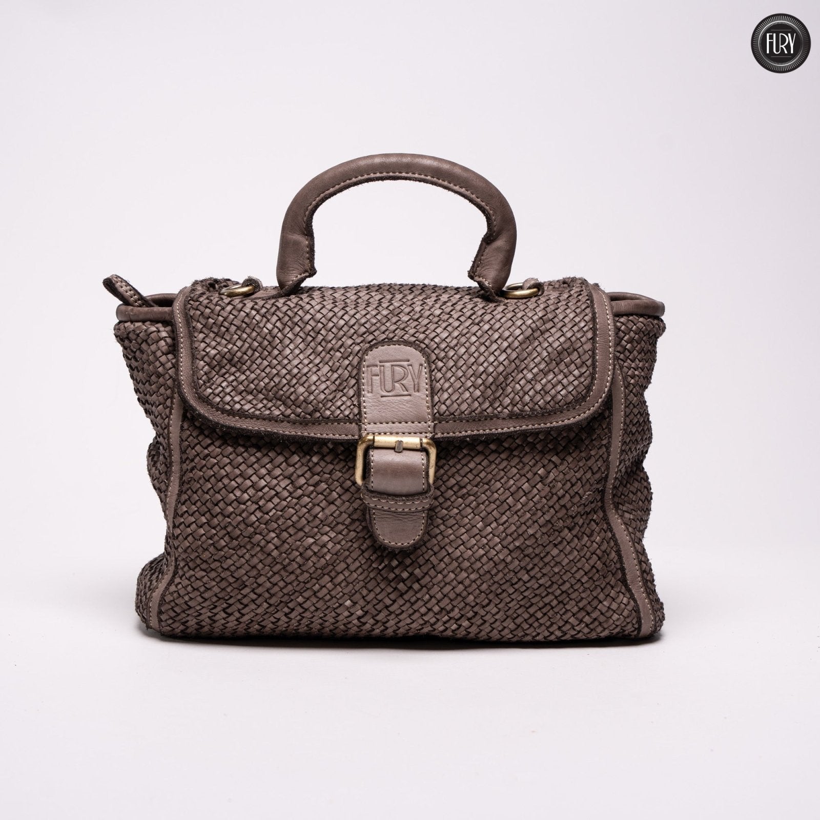 Borsa Camilla in pelle intrecciata - Fury
