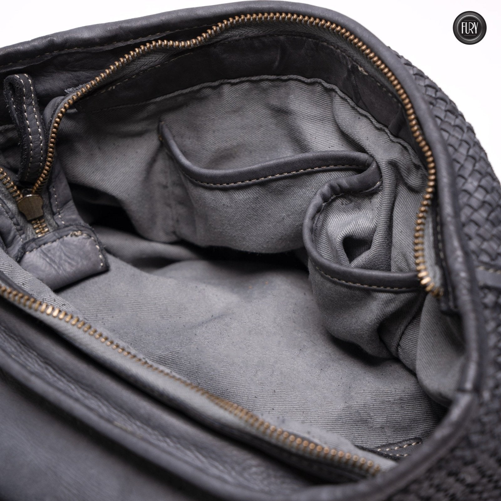 Borsa Camilla in pelle intrecciata - Fury