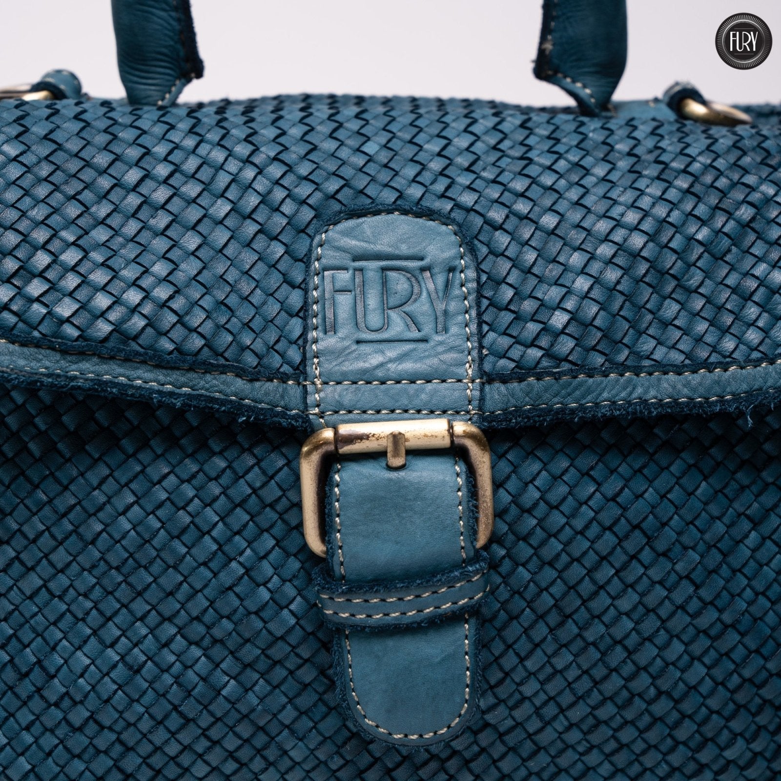 Borsa Camilla in pelle intrecciata - Fury