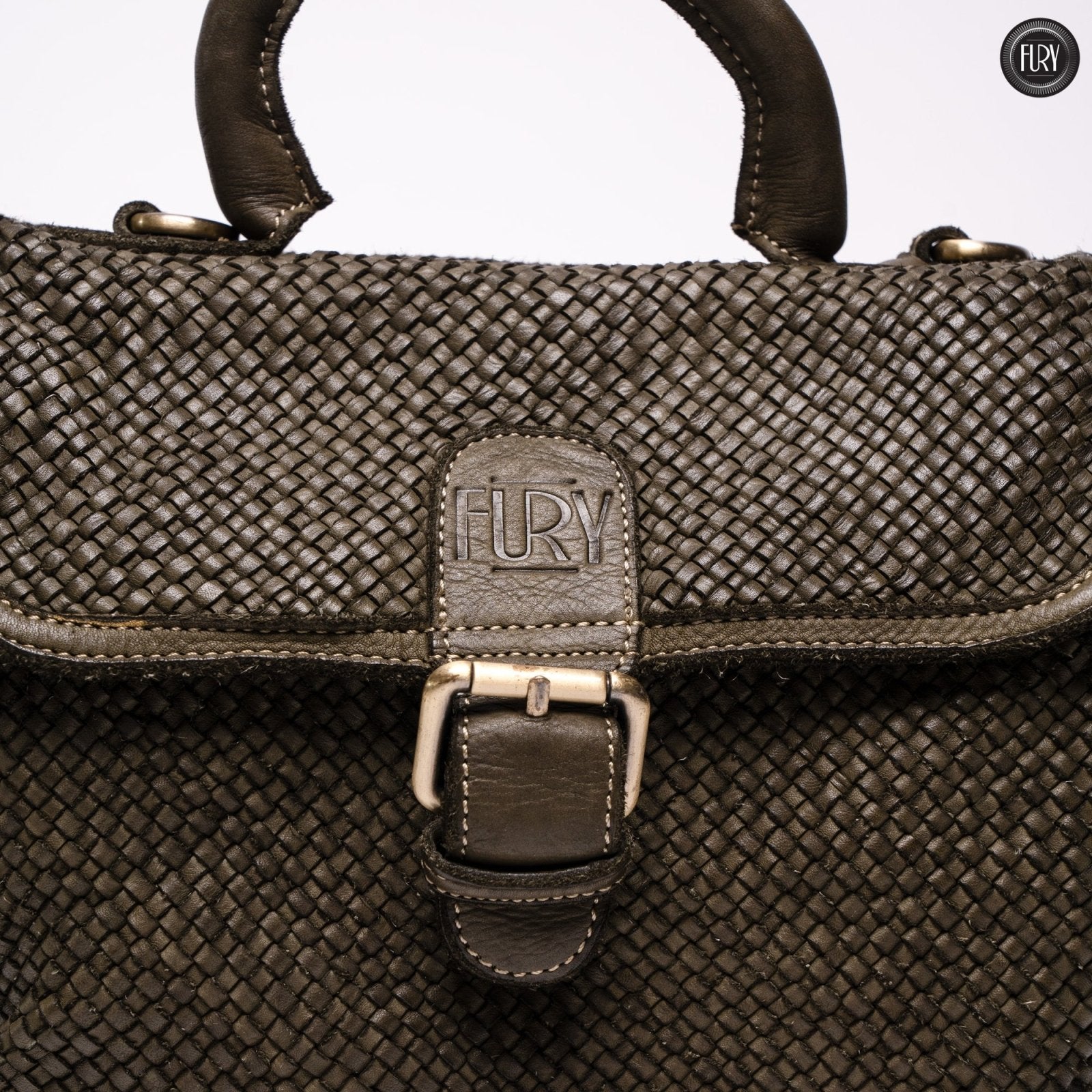 Borsa Camilla in pelle intrecciata - Fury