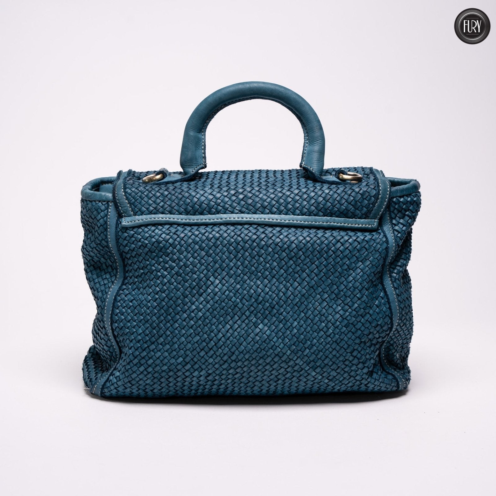 Borsa Camilla in pelle intrecciata - Fury