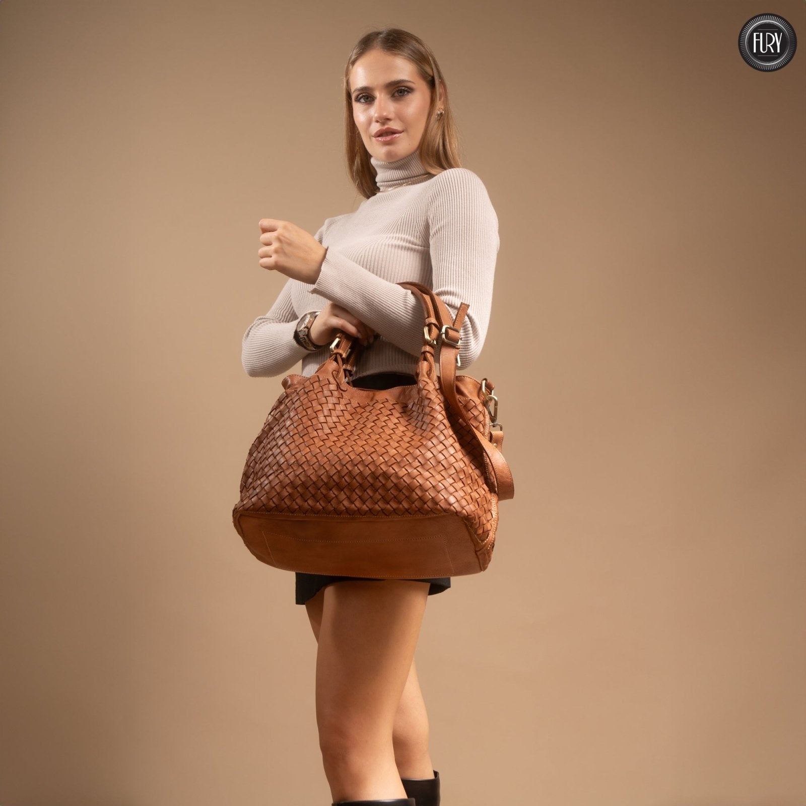 Borsa Caterina in pelle - Fury