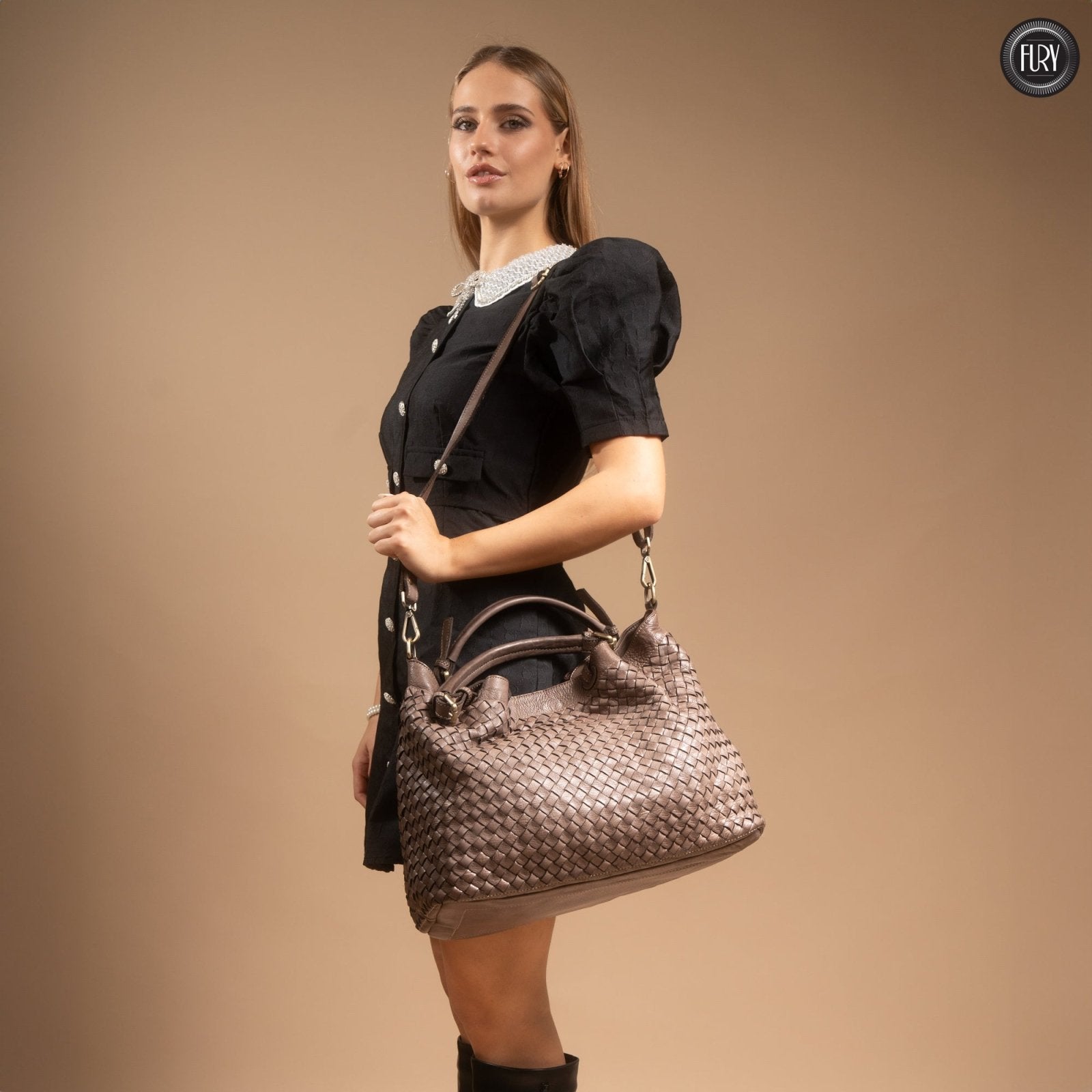 Borsa Caterina in pelle - Fury