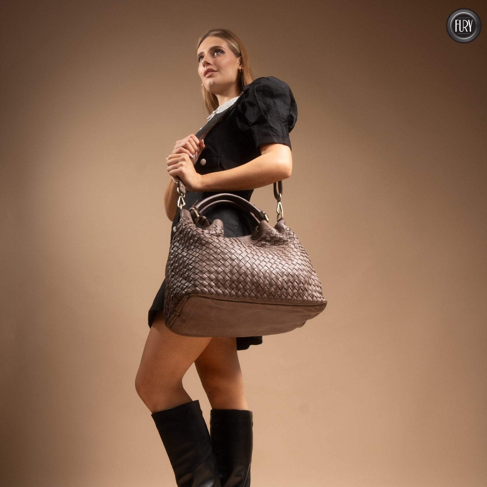 Borsa Caterina in pelle - Fury