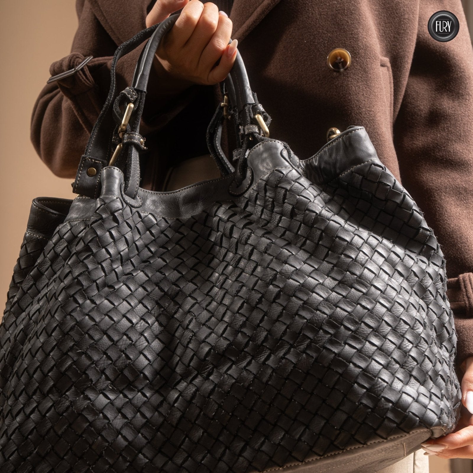 Borsa Caterina Maxi in pelle - Fury