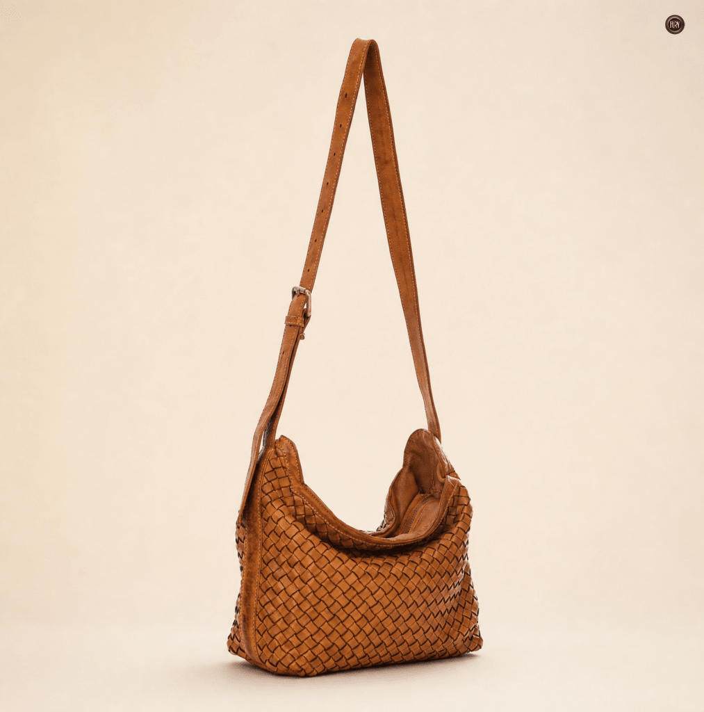 Borsa Fiamma in pelle intrecciata - Fury