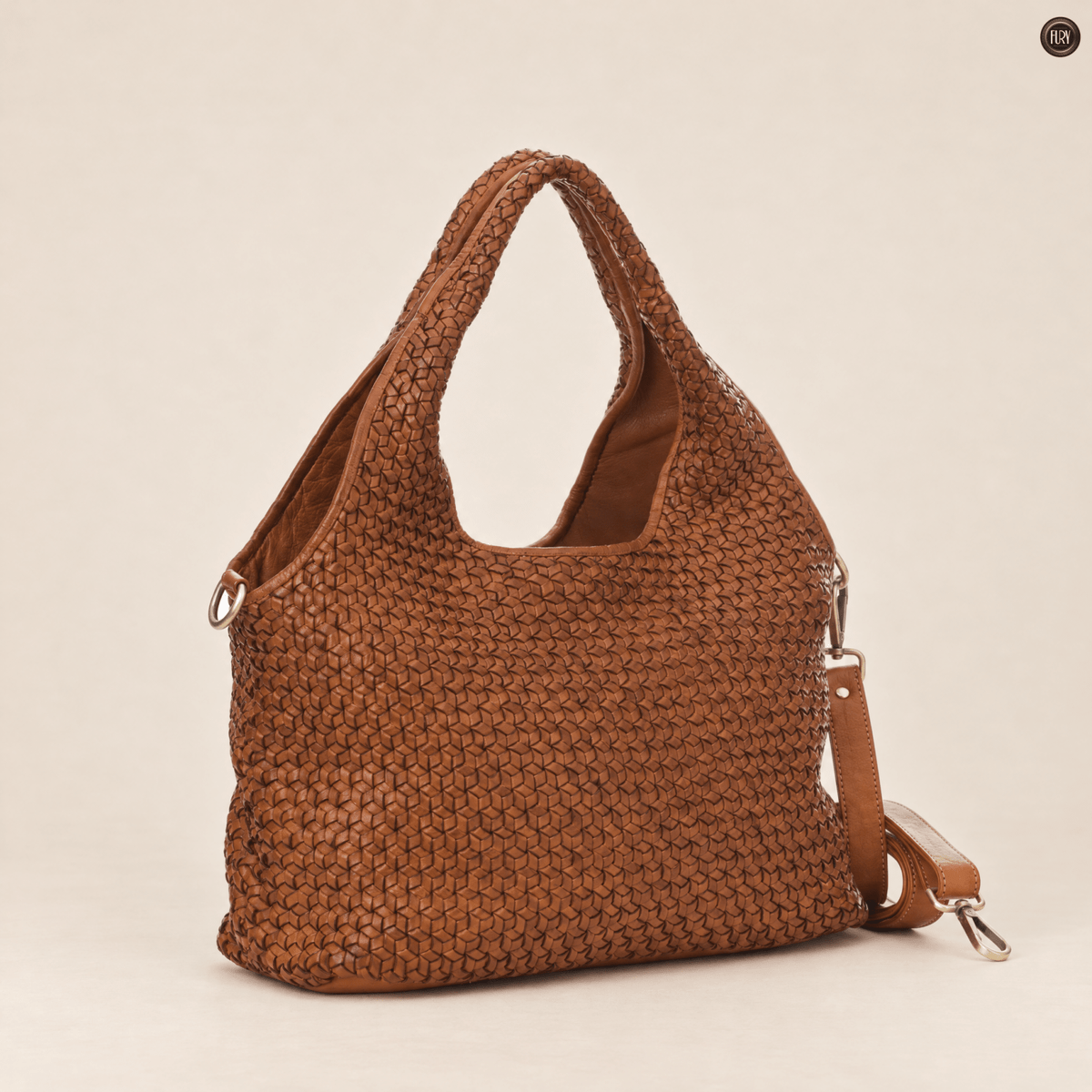Borsa Mirella in pelle intrecciata - Fury