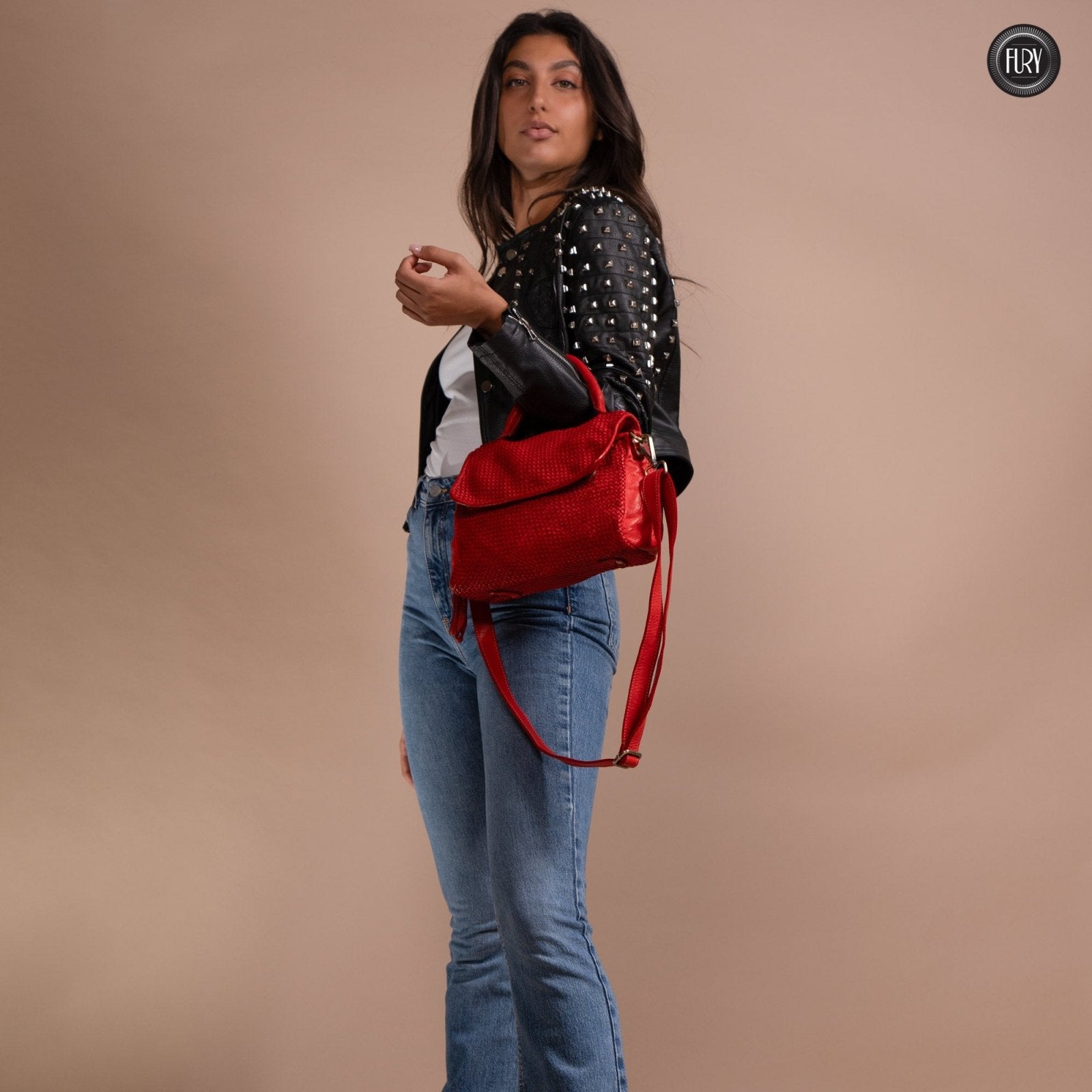 Borsa Siena in pelle intrecciata - Preordine - Fury