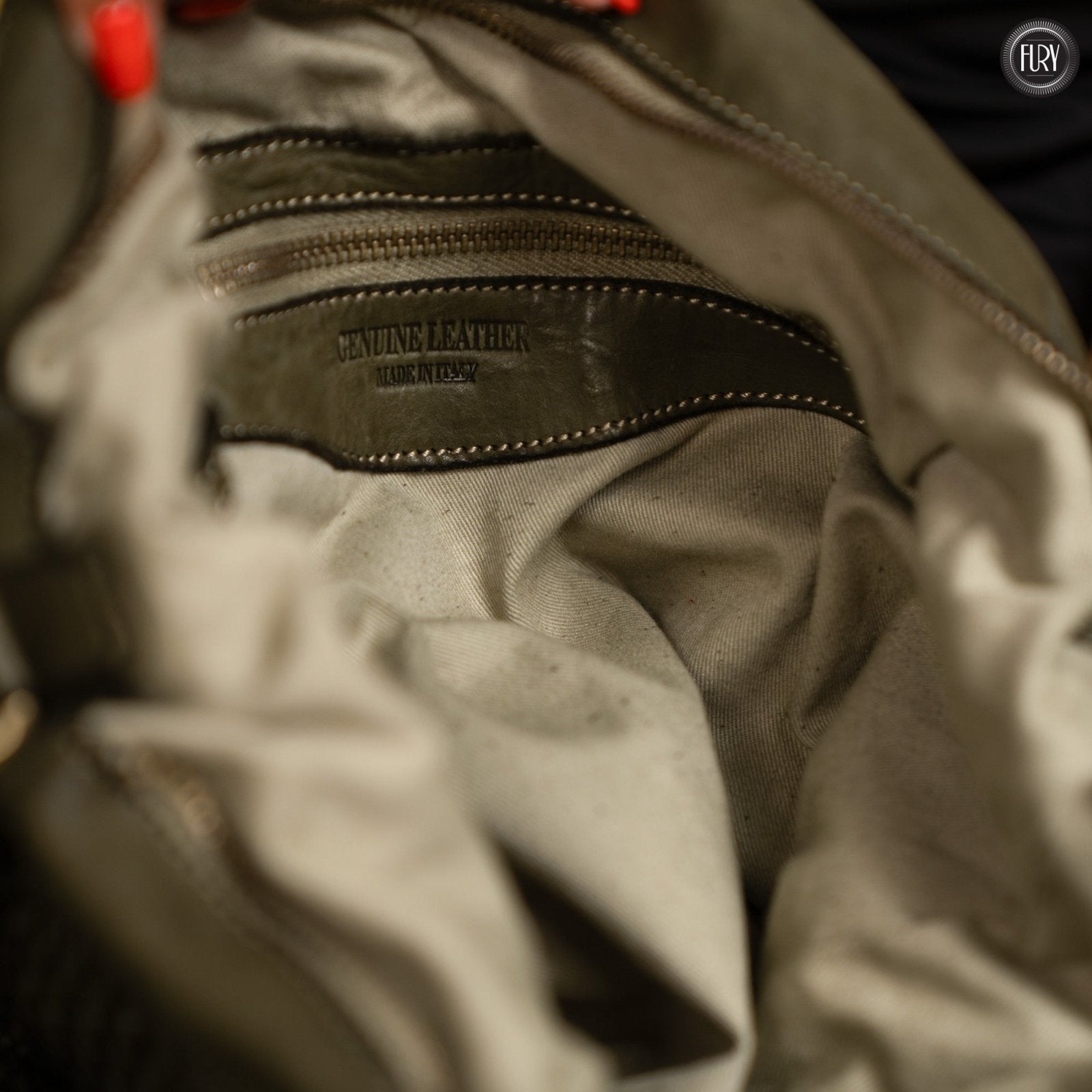 Borsa Tullia in pelle intrecciata - Fury