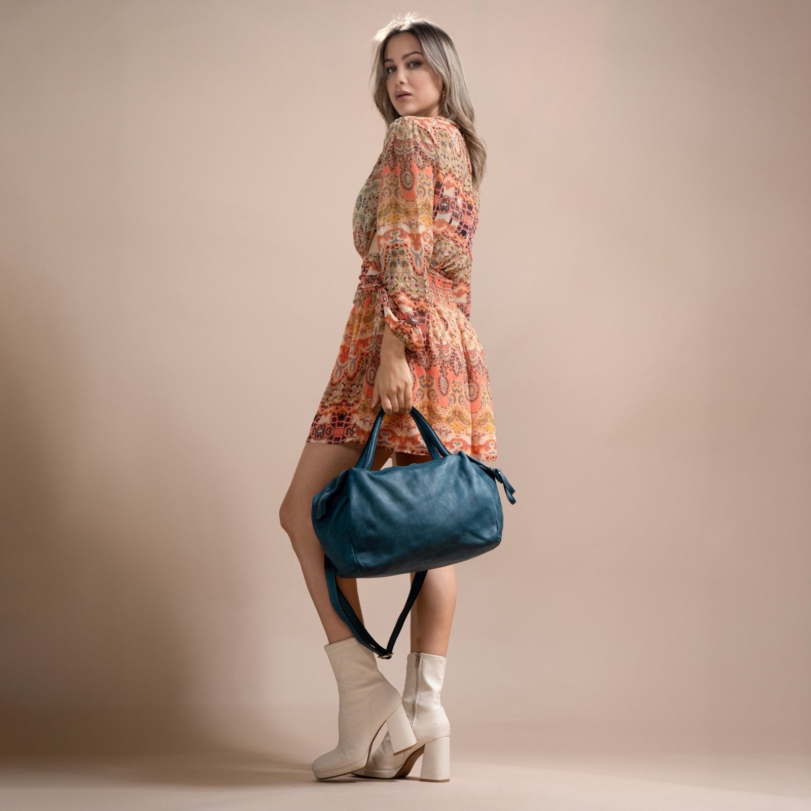 Borsa V in pelle - Fury