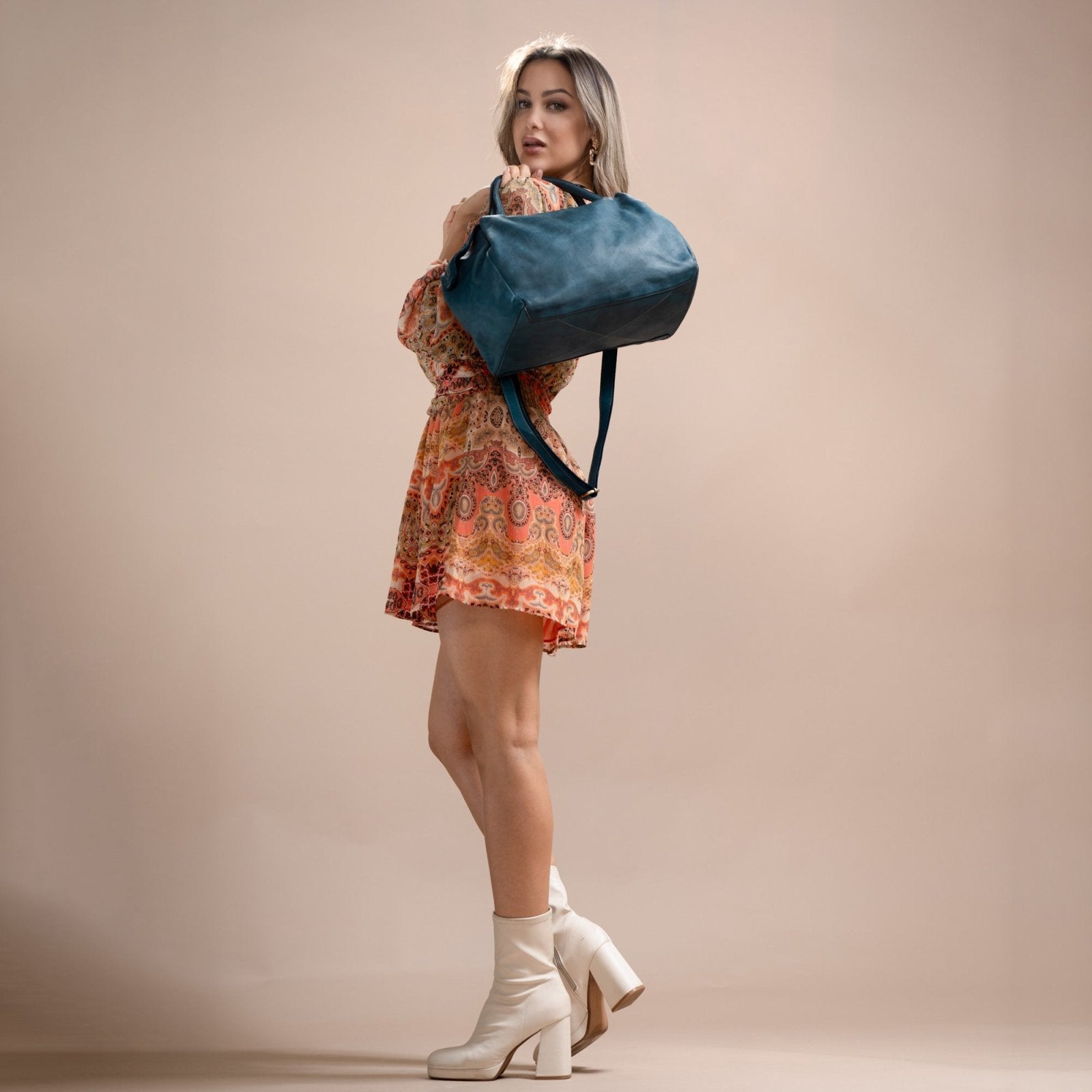 Borsa V in pelle - Fury