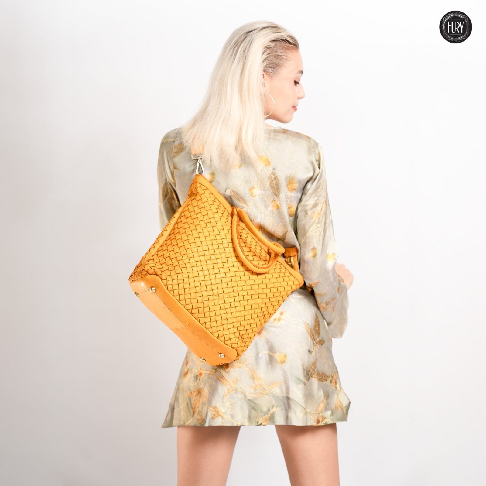 Borsa Virginia in pelle intrecciata - Fury