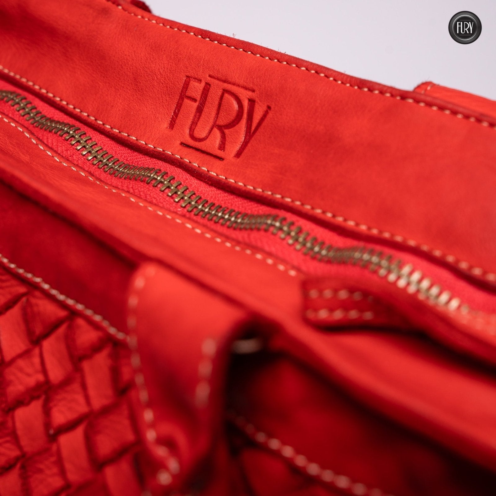 Borsa Virginia in pelle intrecciata - Fury