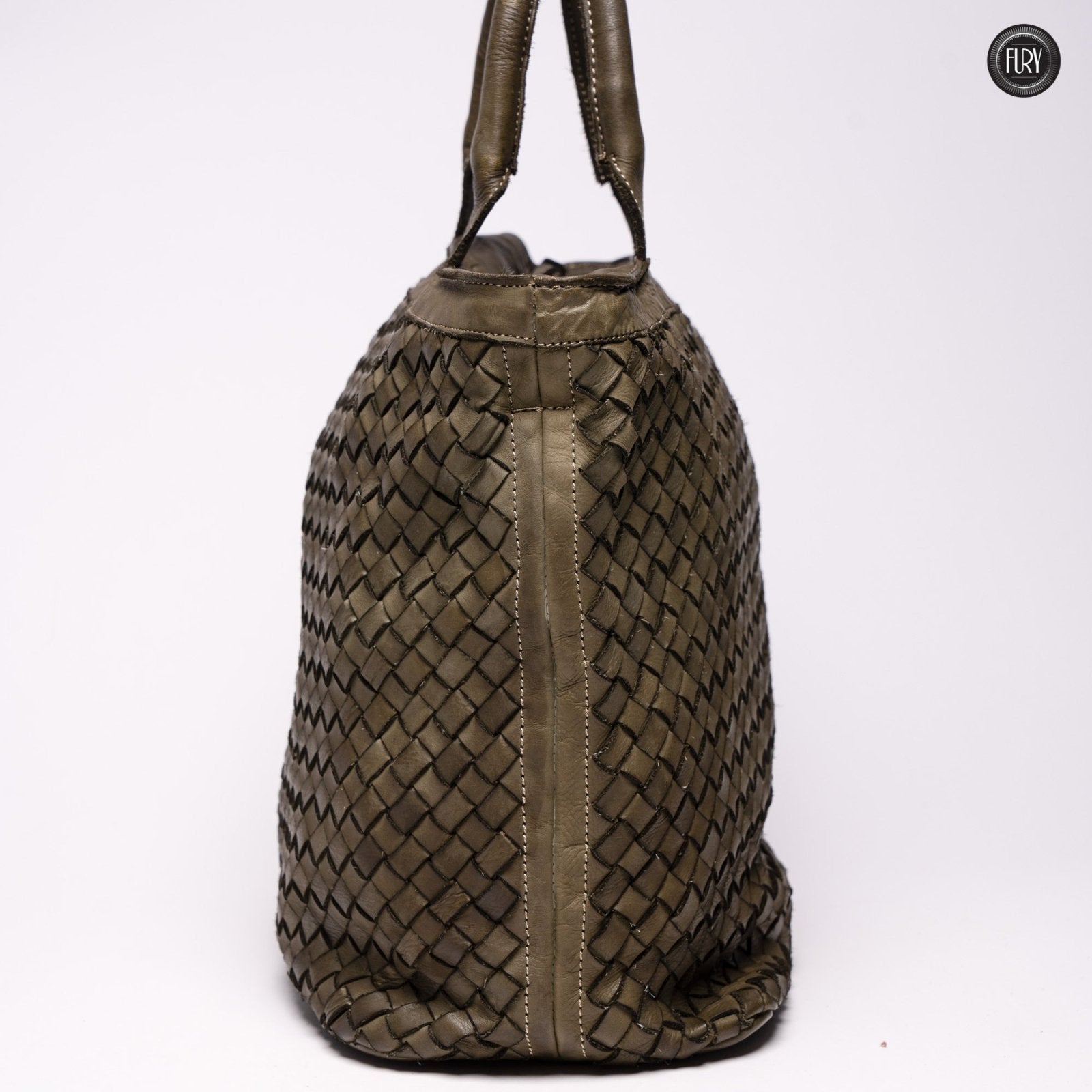 Borsa Virginia in pelle intrecciata - Fury