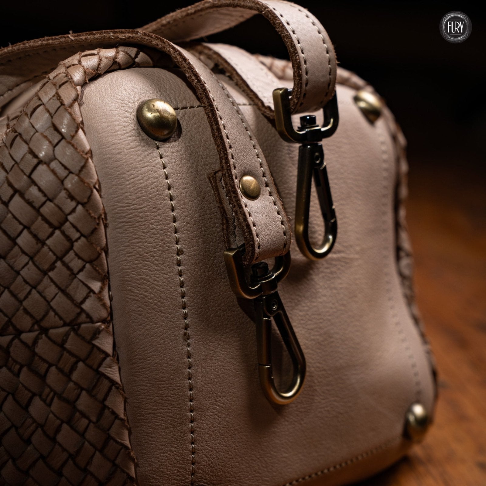 Borsetta Alba in pelle intrecciata - Fury