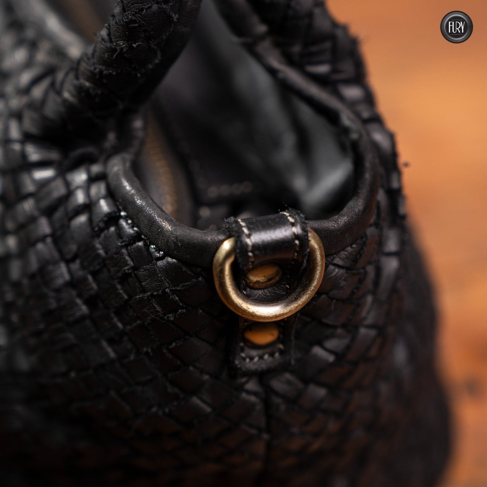 Borsetta Alba in pelle intrecciata - Fury