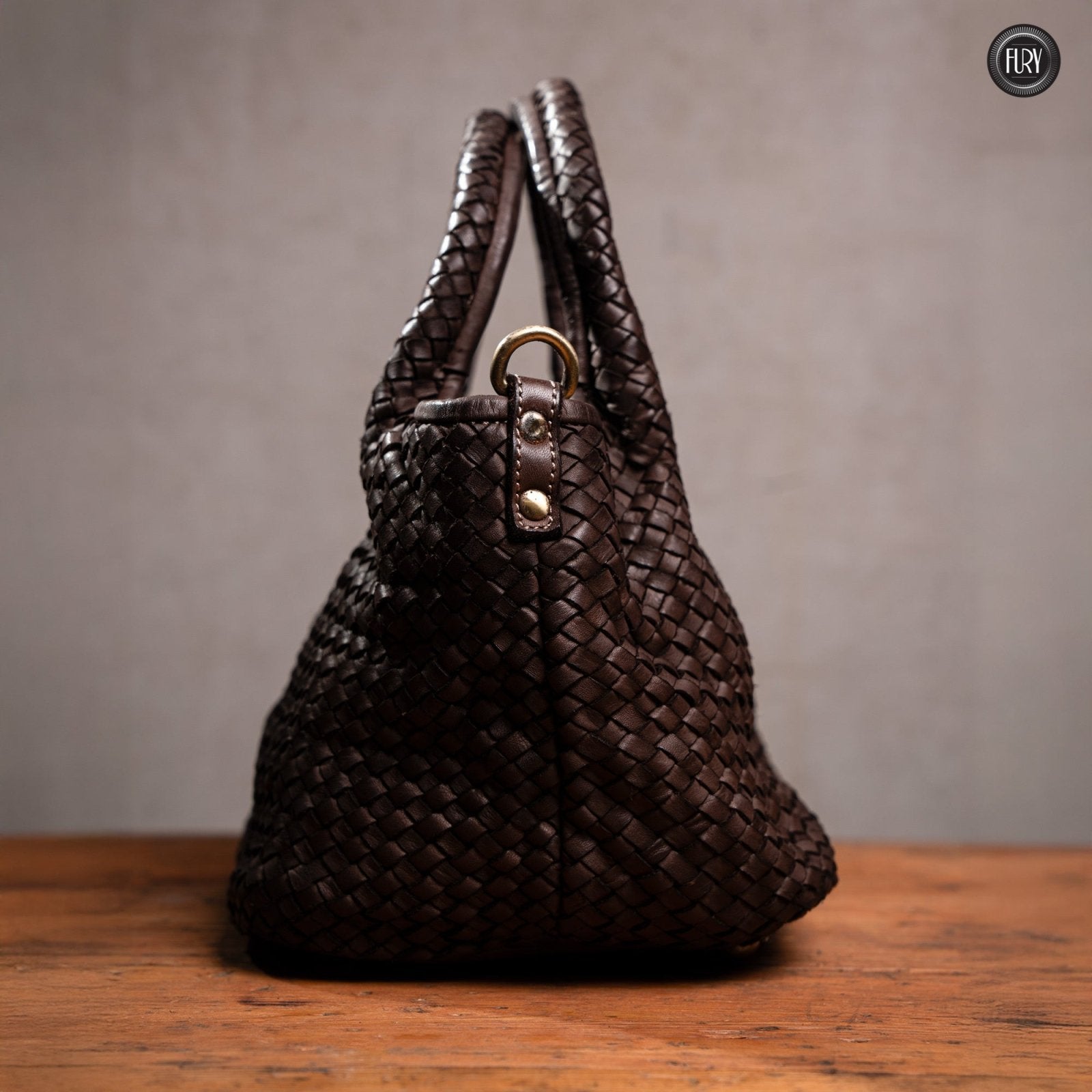 Borsetta Alba in pelle intrecciata - Fury