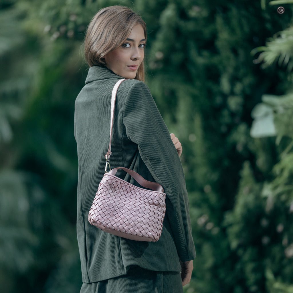 Borsetta Sibilla in pelle intrecciata - Fury