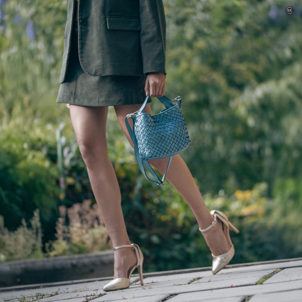 Borsetta Sibilla in pelle intrecciata - Fury