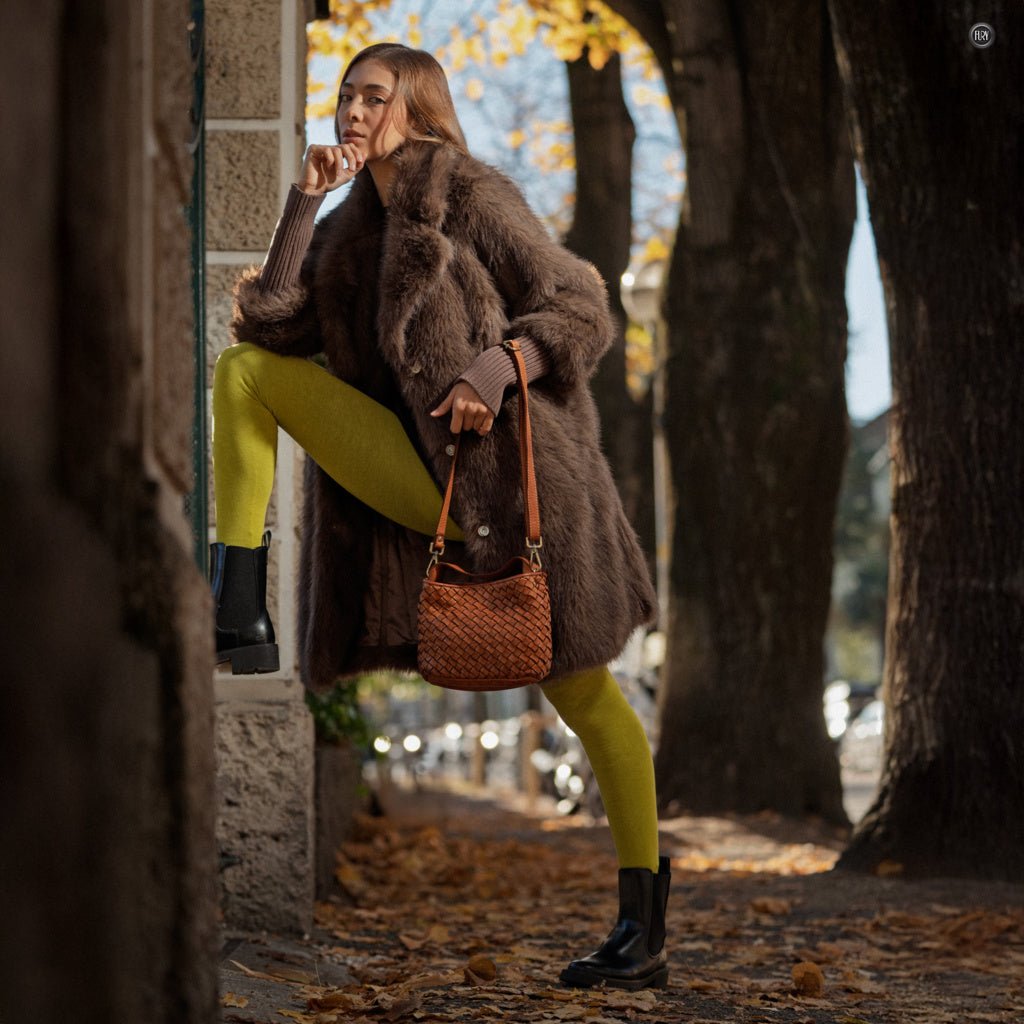 Borsetta Sibilla in pelle intrecciata - Fury