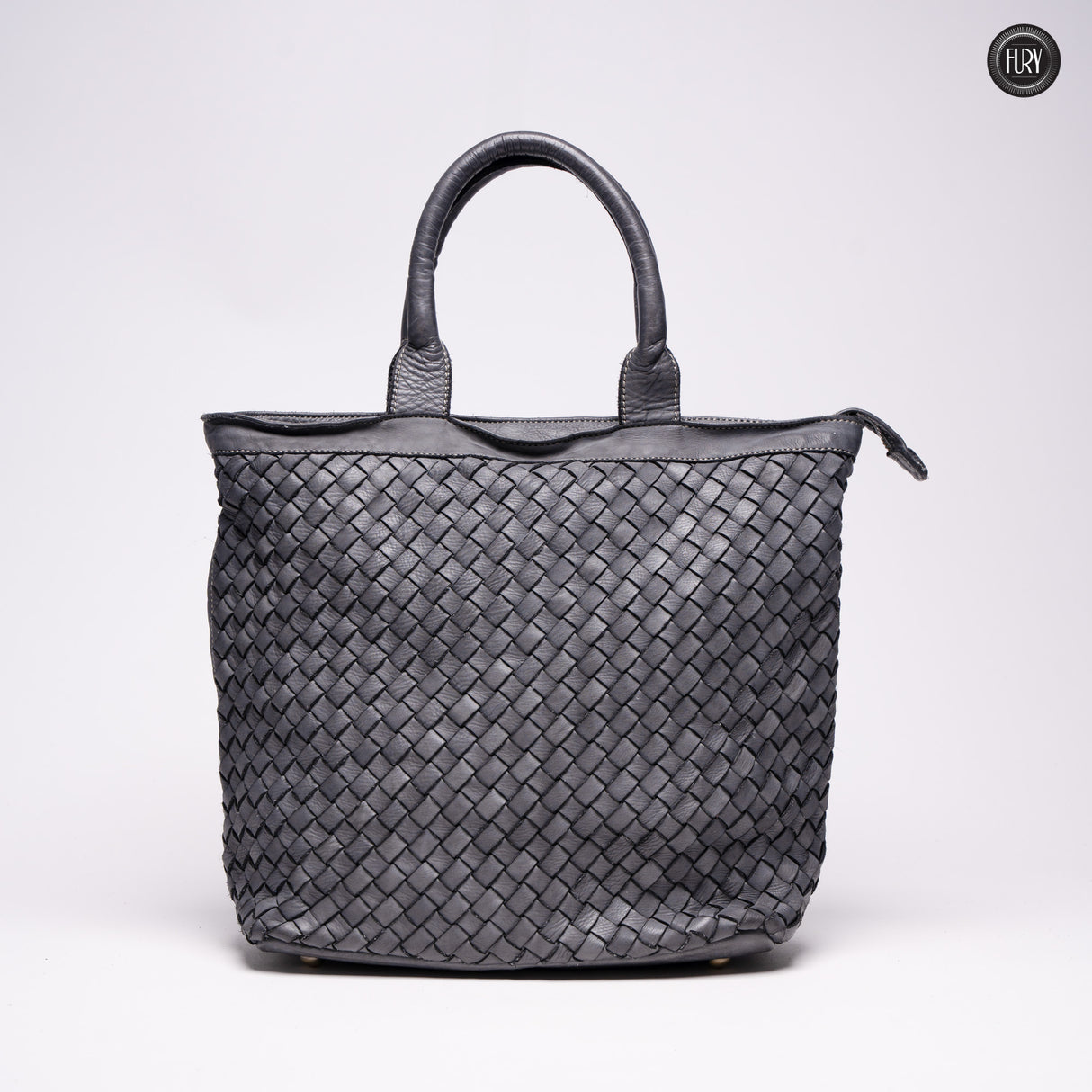 Borsa Virginia in pelle intrecciata