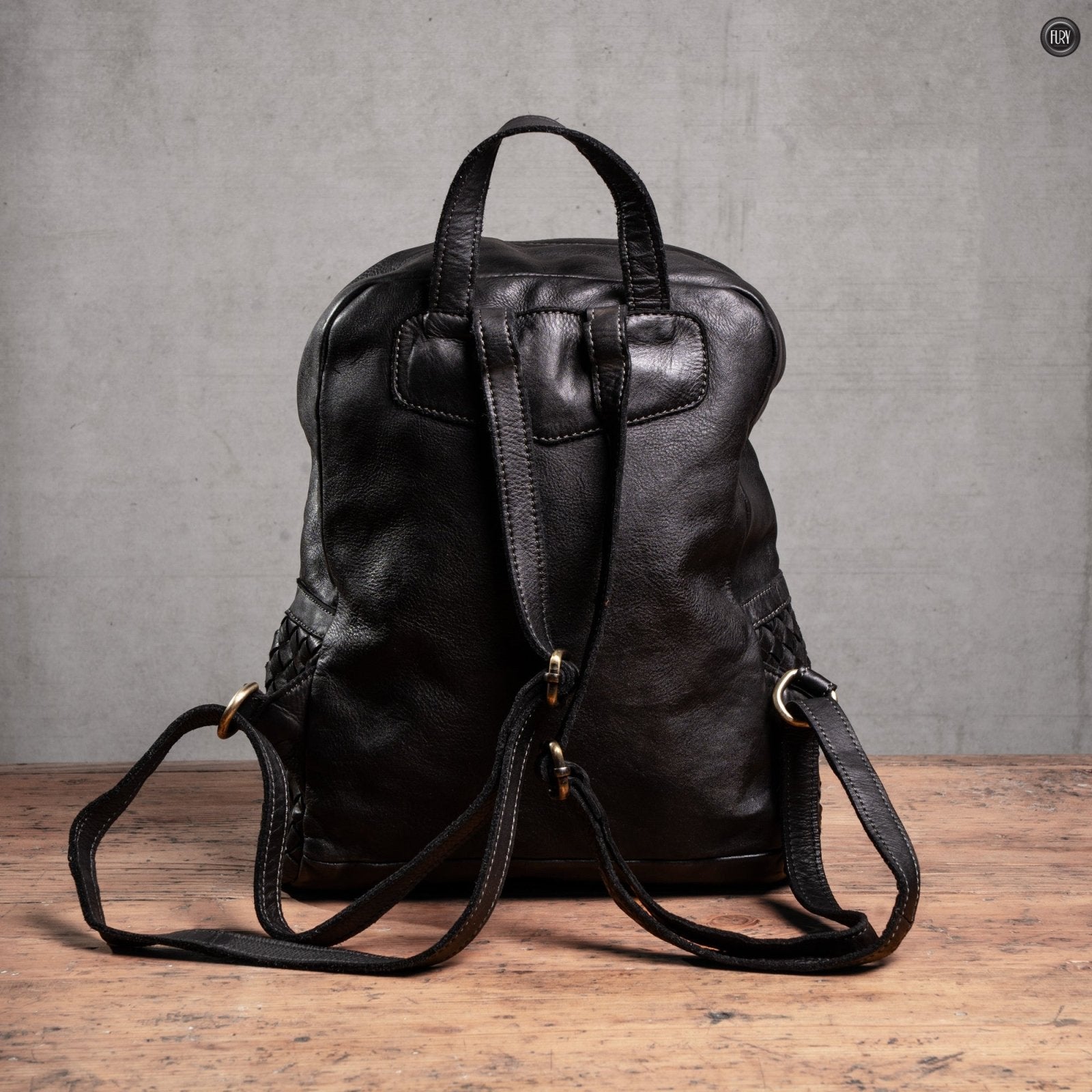 Zaino Arco in pelle intrecciata - Fury