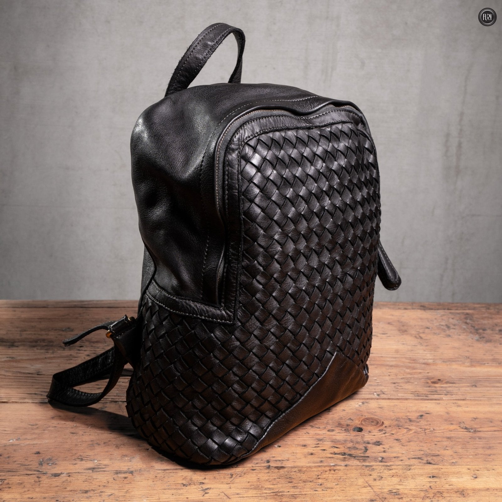 Zaino Arco in pelle intrecciata - Fury