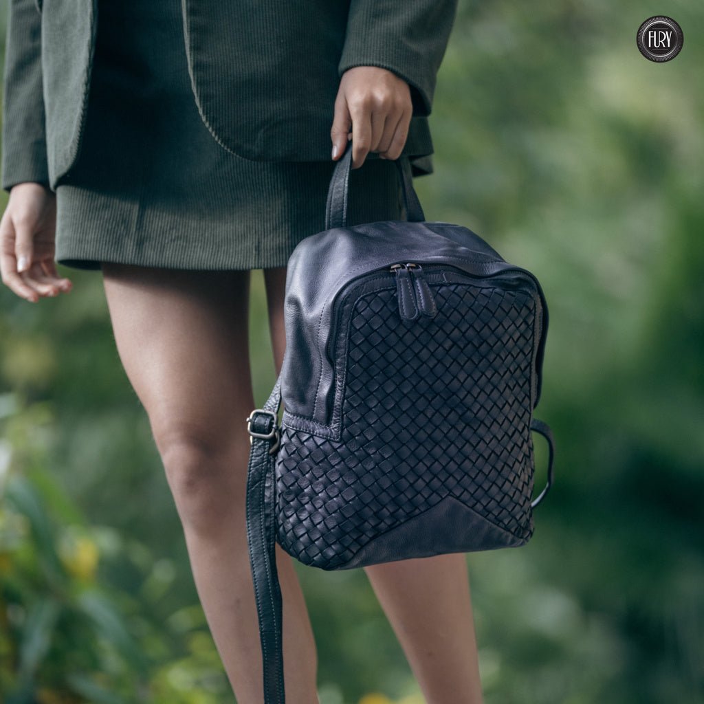Zaino Arco in pelle intrecciata - Fury