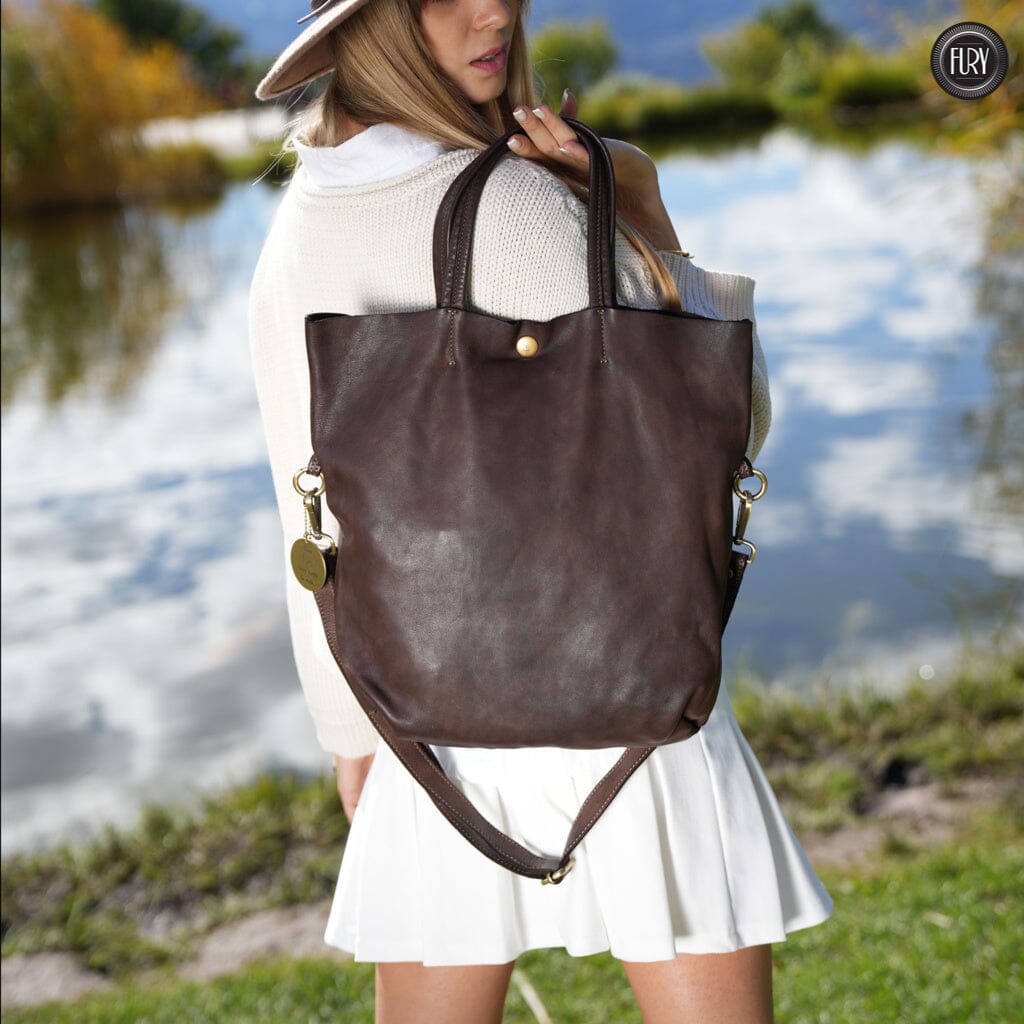Borsa Aria in pelle Fury