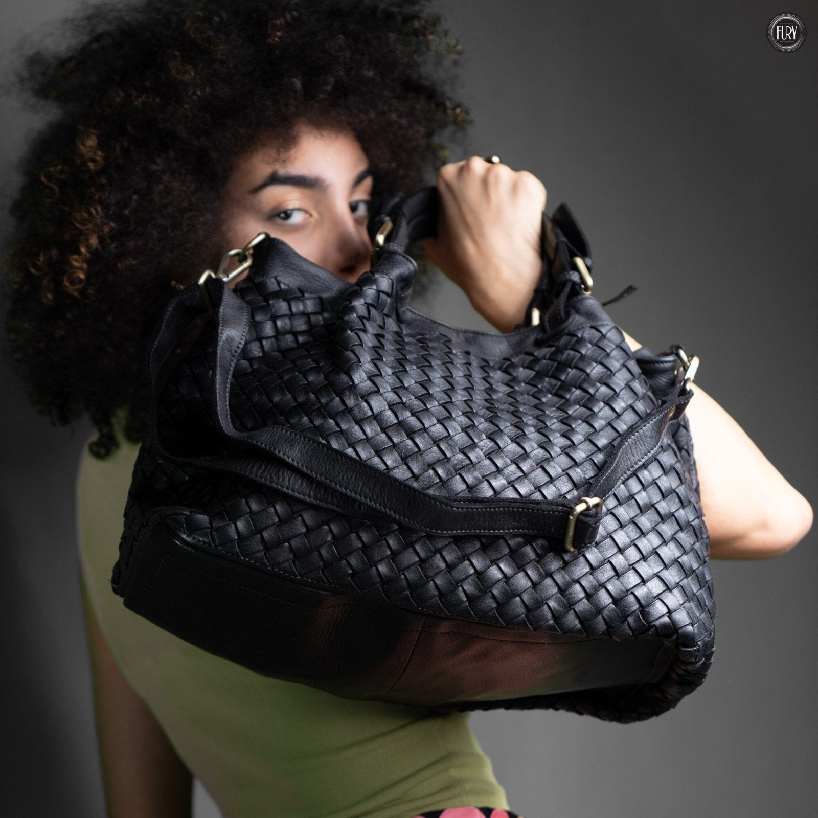 Borsa Caterina Maxi in pelle - Fury