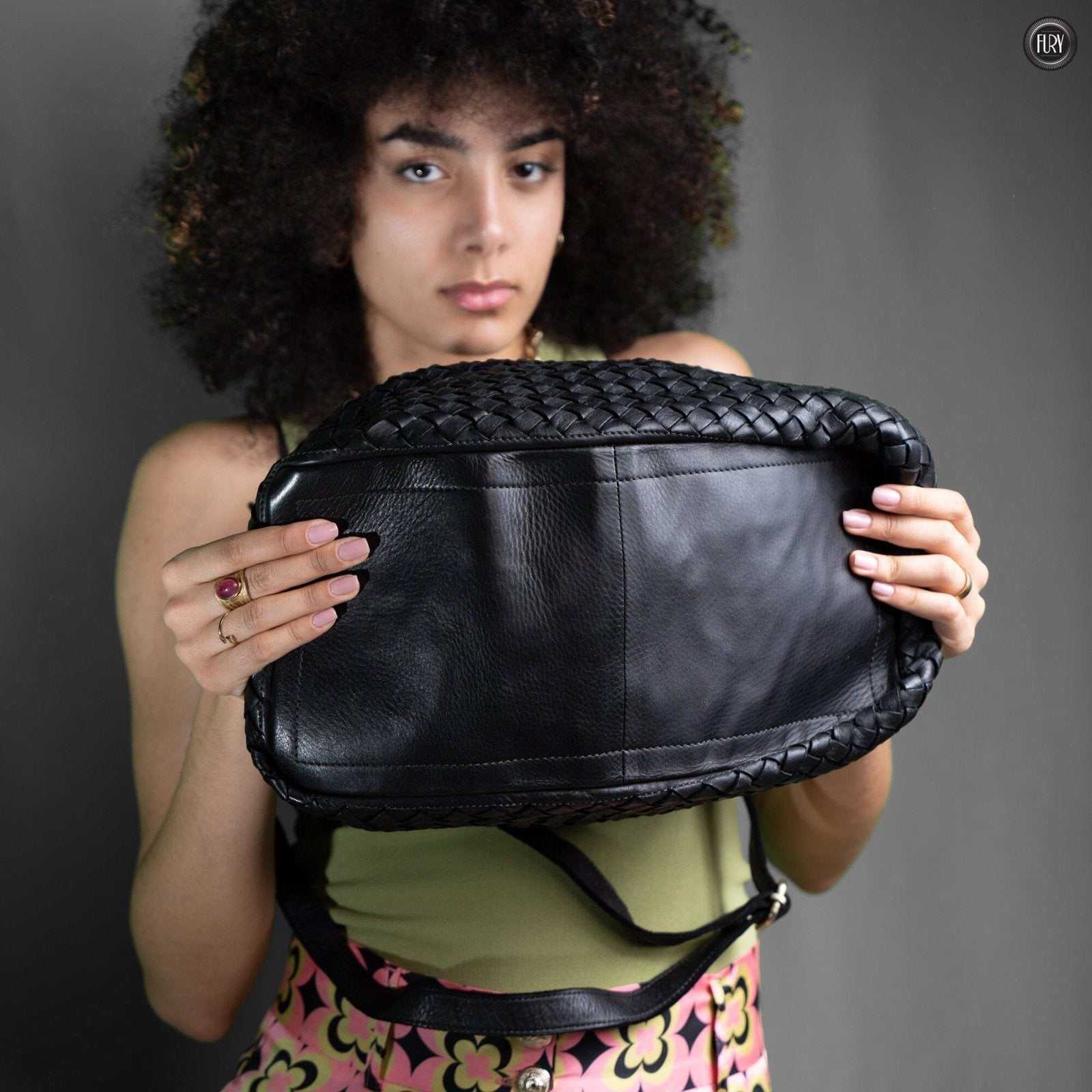 Borsa Caterina Maxi in pelle - Fury