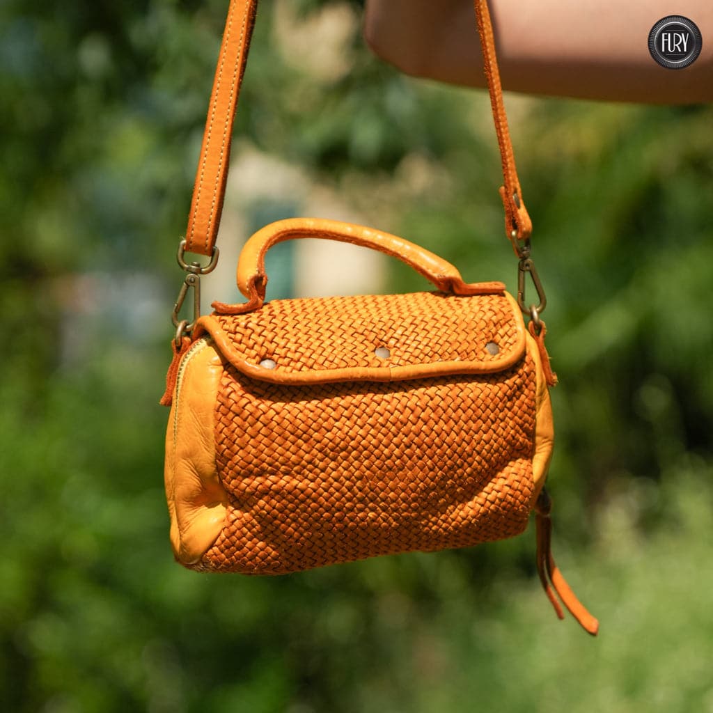 Borsetta Siena in pelle intrecciata - Fury