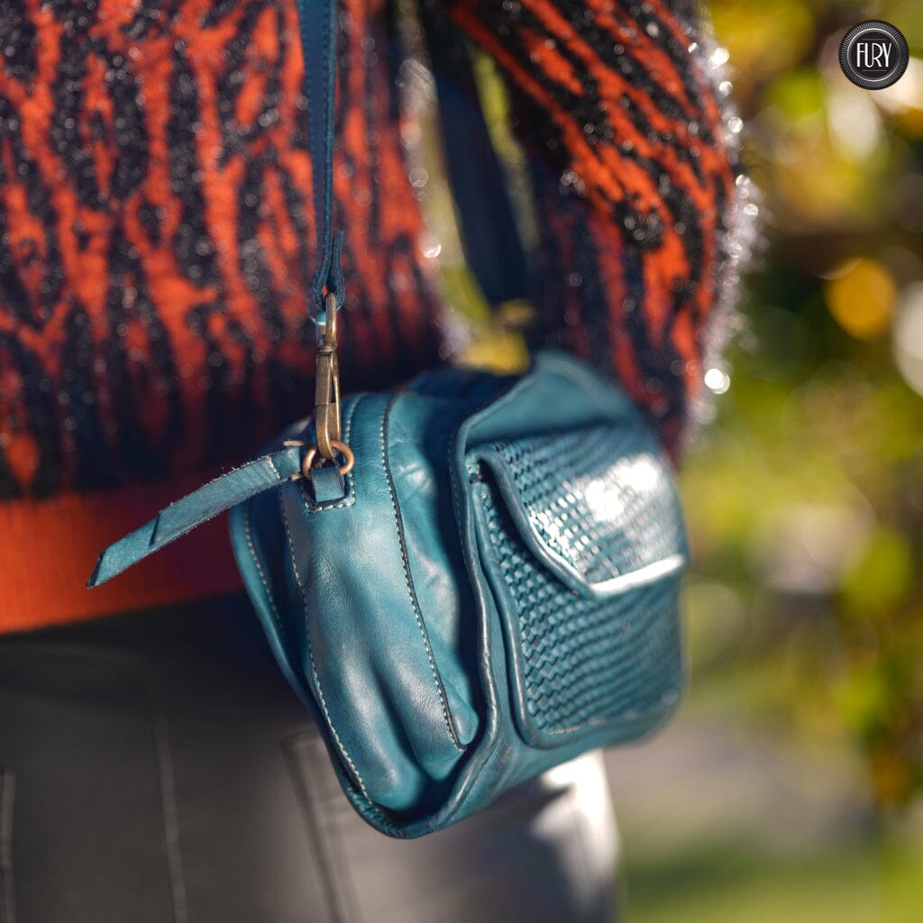 Borsetta Torino in pelle intrecciata - Fury