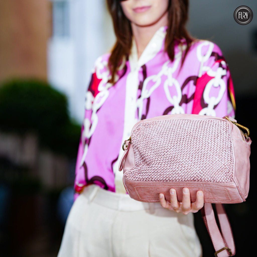 Pochette Isotta in pelle intrecciata - Fury