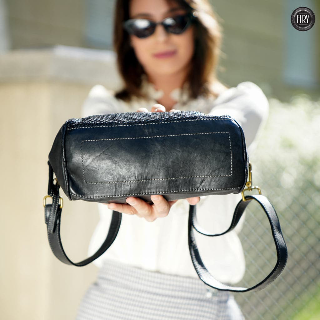 Pochette Isotta in pelle intrecciata - Fury