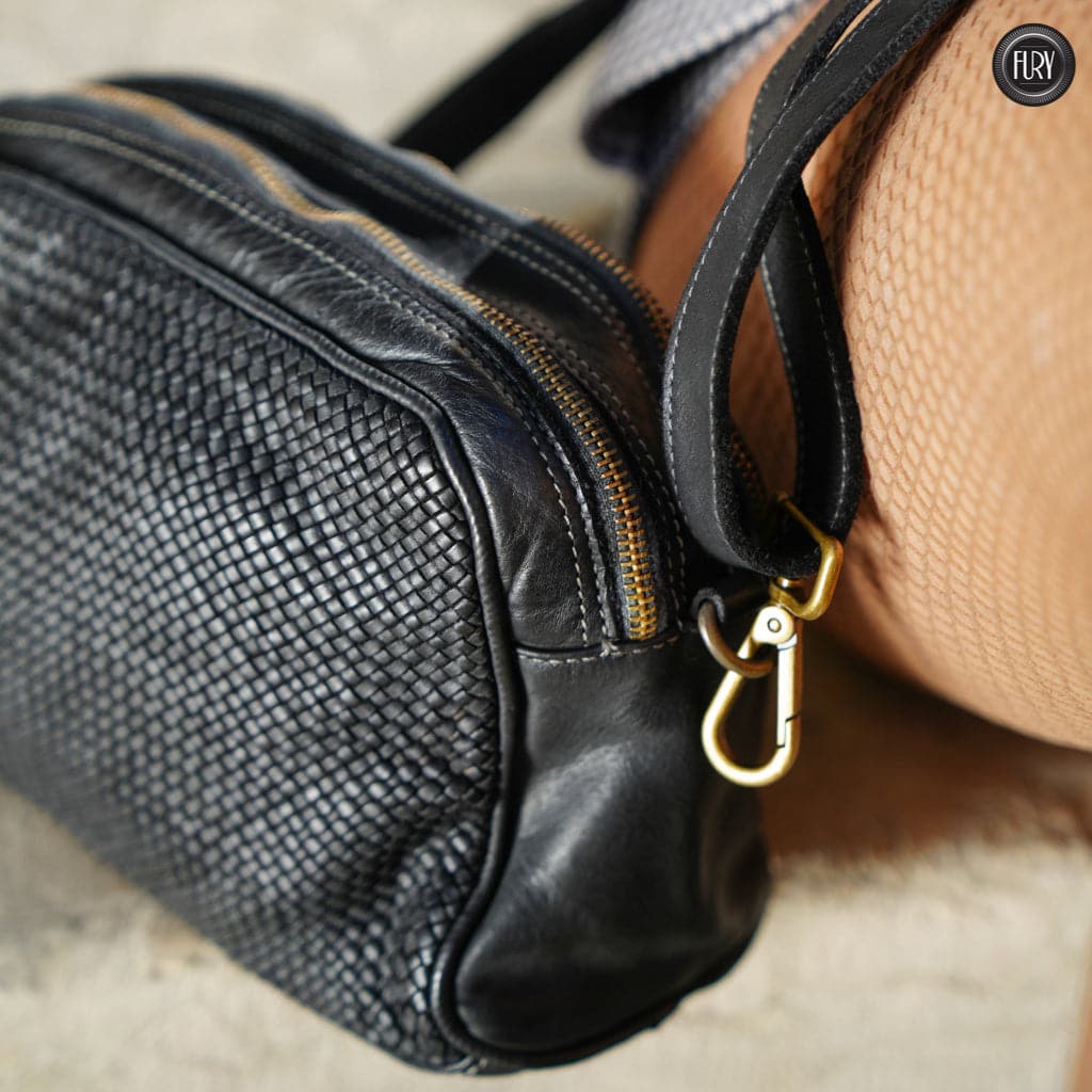 Pochette Isotta in pelle intrecciata - Fury