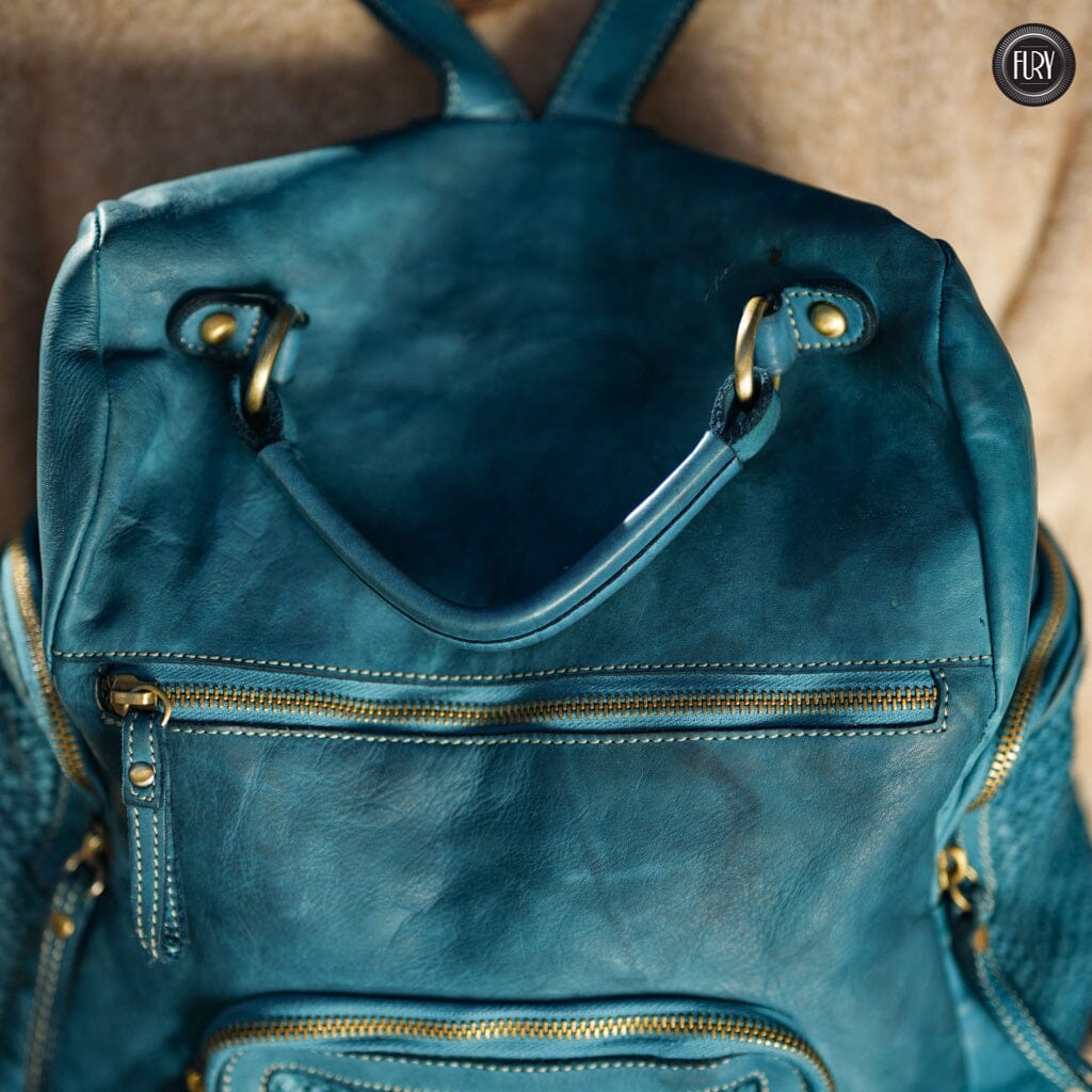 Zainetto Volterra in pelle intrecciata - Preordine - Fury