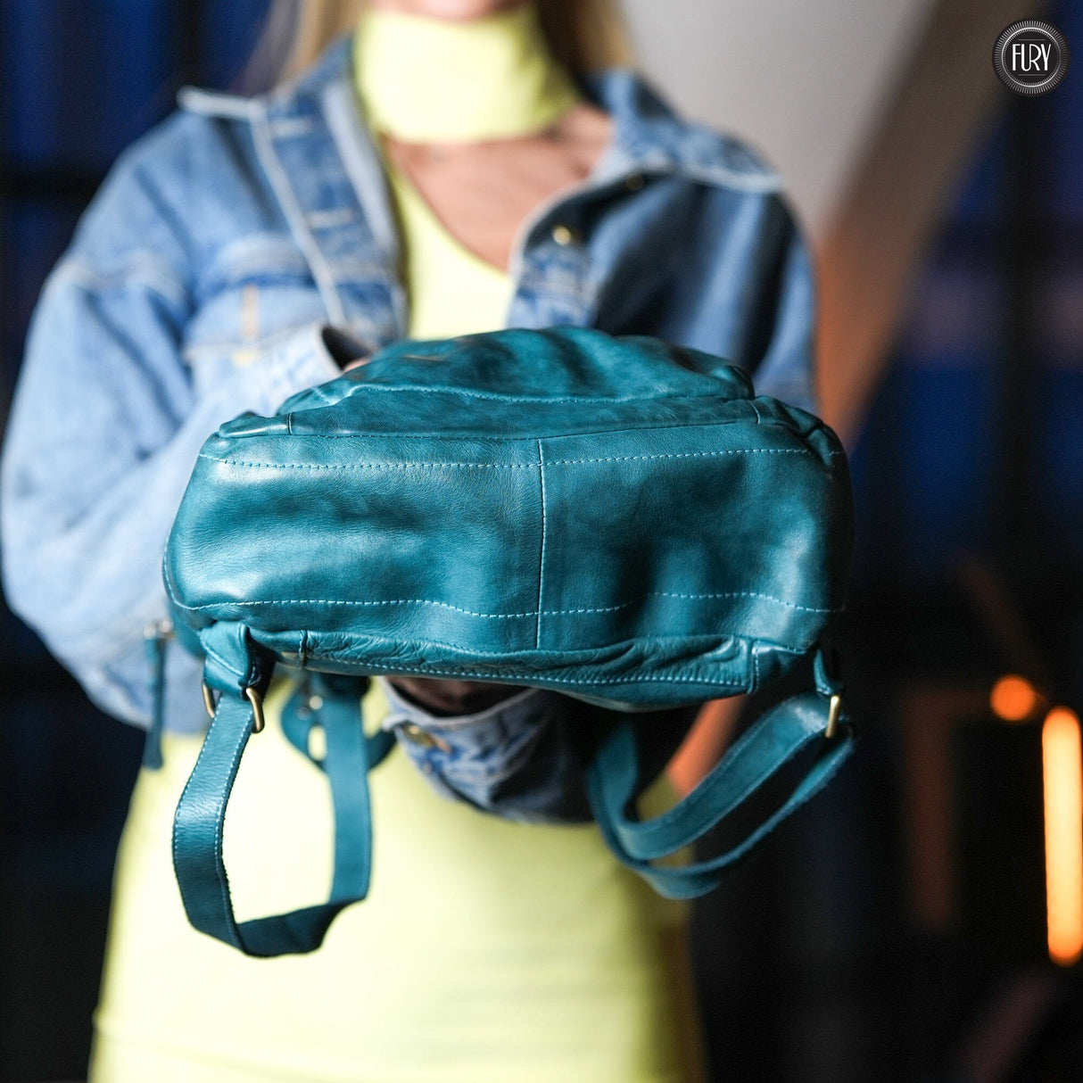 Zaino Daily unisex in pelle Fury Bags