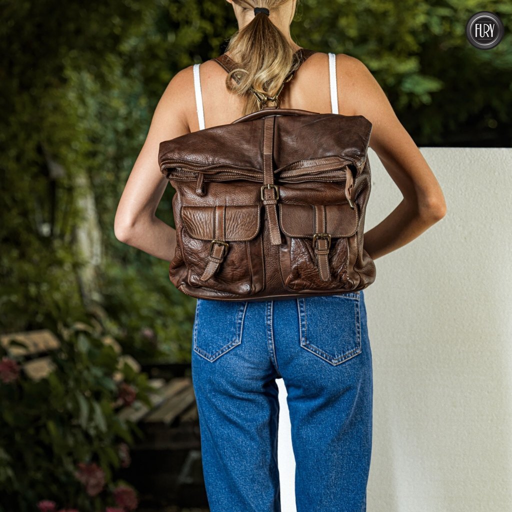 Zaino Mercurio in pelle - Fury