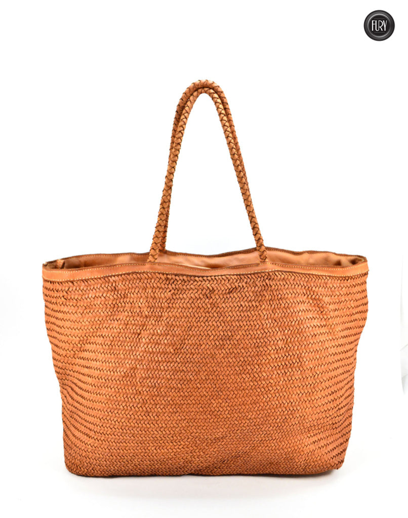 Borsa Artemide in pelle intrecciata